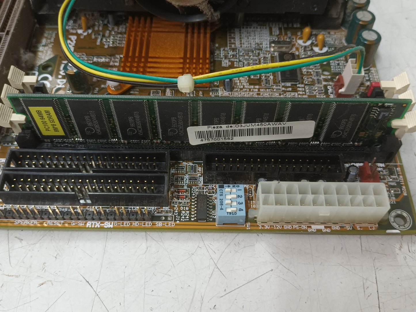 Placa base DFI P2XBL, REV. D1, (ref.-9)