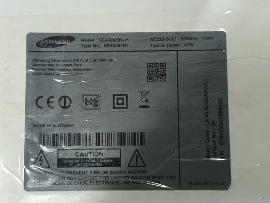 BN44-00803A, de tv Samsung UE40J6300AK