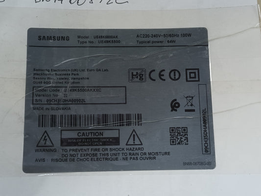 BN44-00872C, de Samsung UE49K5500AK