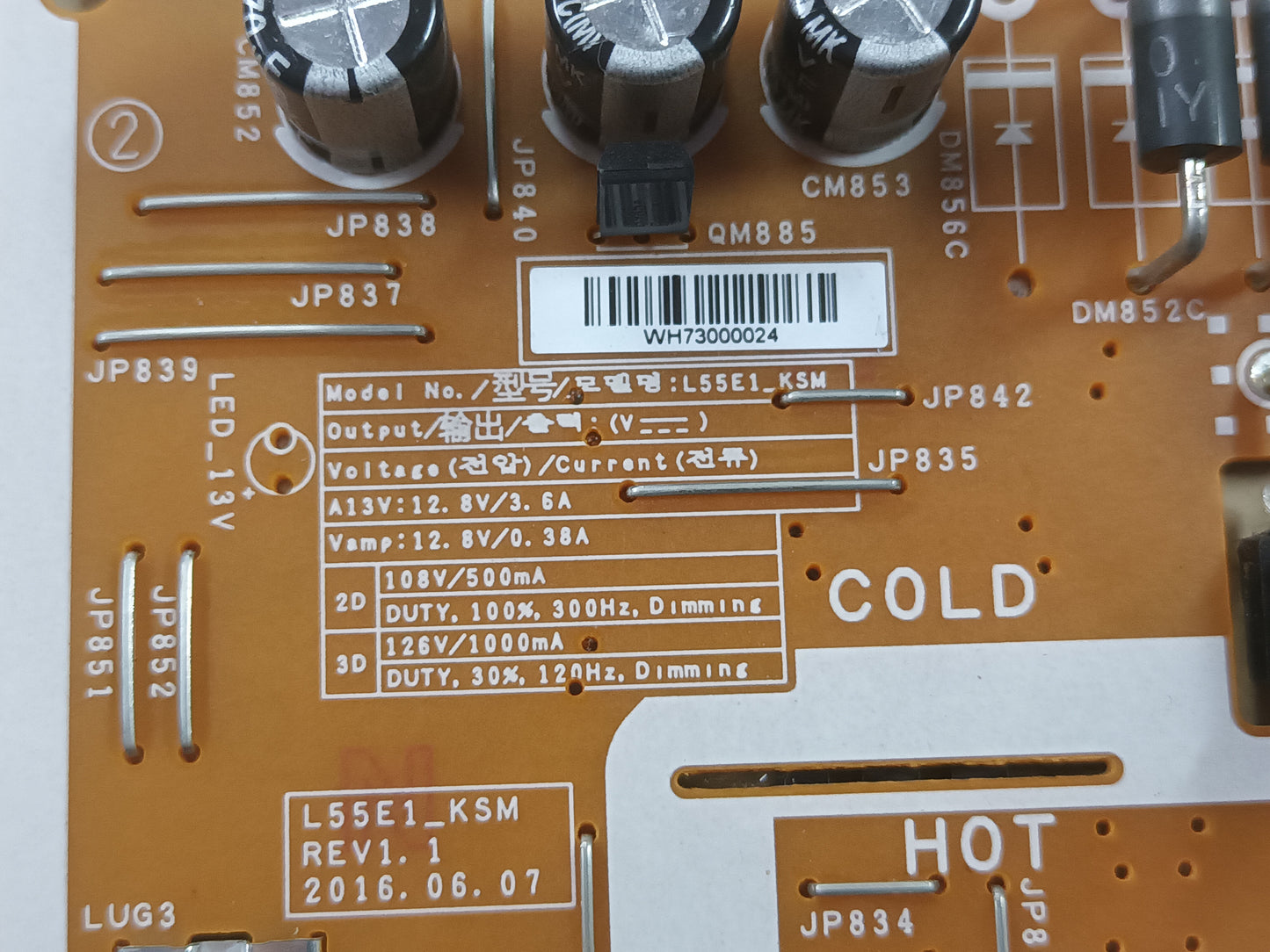 BN44-00872C, de TV Samsung UE49K5500AK