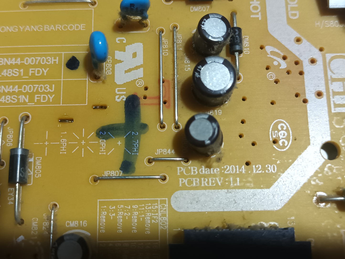 BN44-00703H, de TV Samsung UE40J6240AK