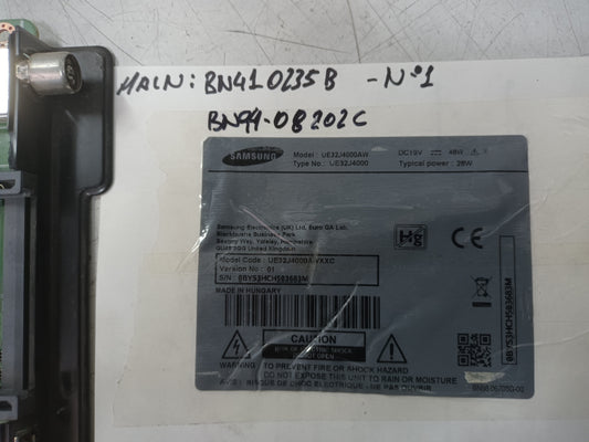 PLACA MAIN, BN41-02353B, BN94-08202C, de tv Samsung UE32J4000AW,