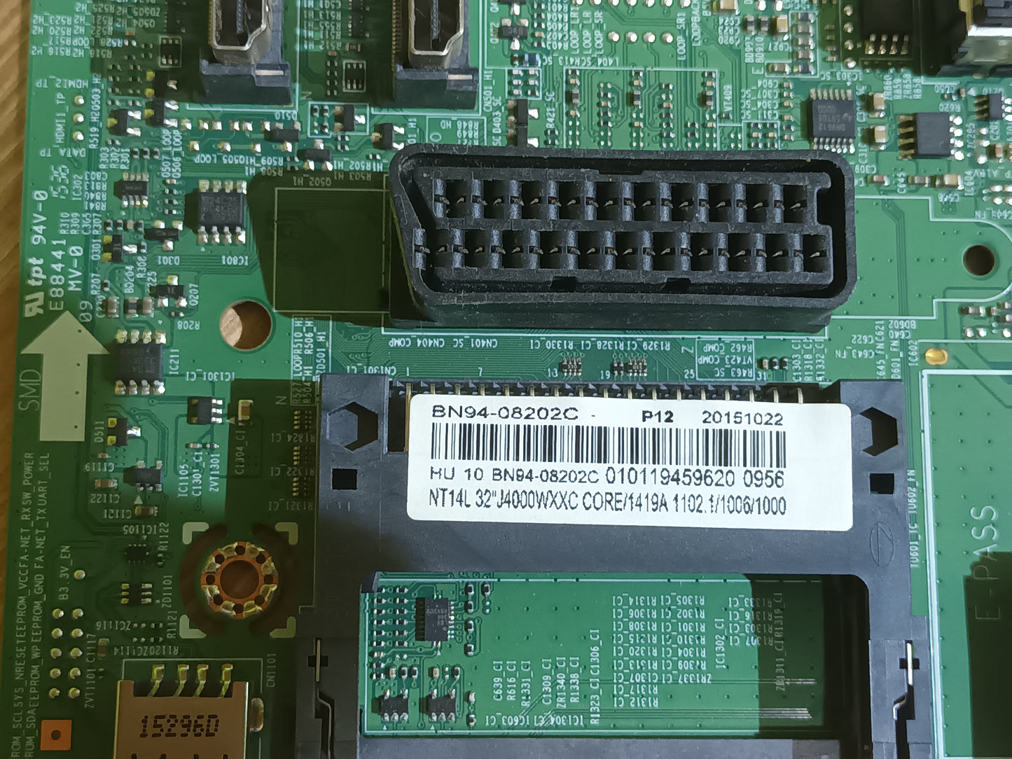 PLACA MAIN, BN41-02358A, BN94-08202C, de tv Samsung UE32J4000AW