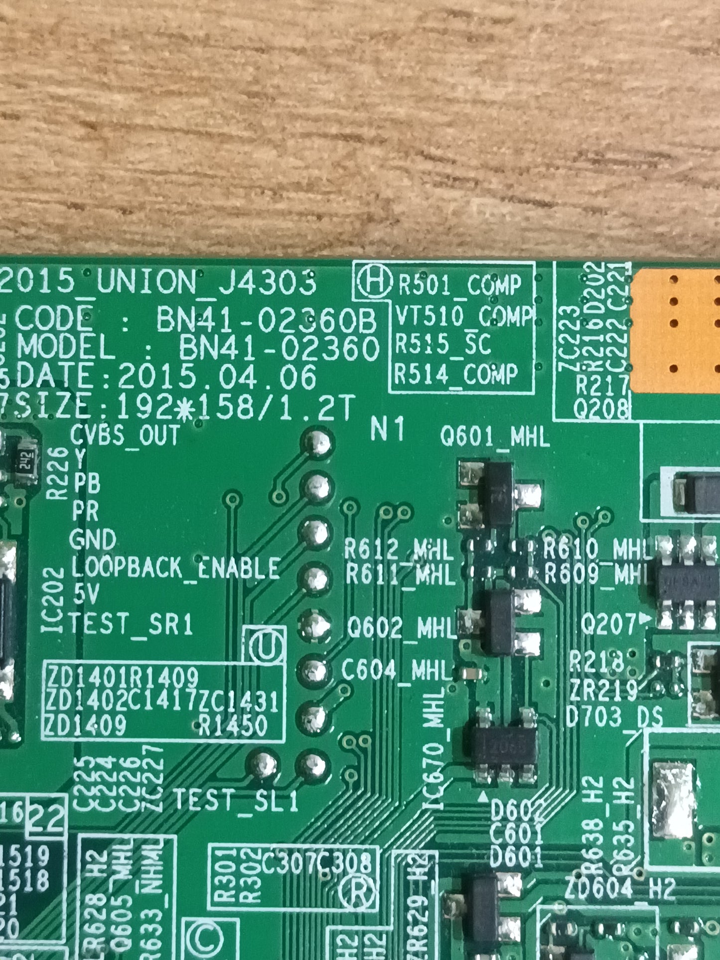 PLACA MAIN, BN41-02306, BN94-10475A, de tv Samsung UE32J4005AW
