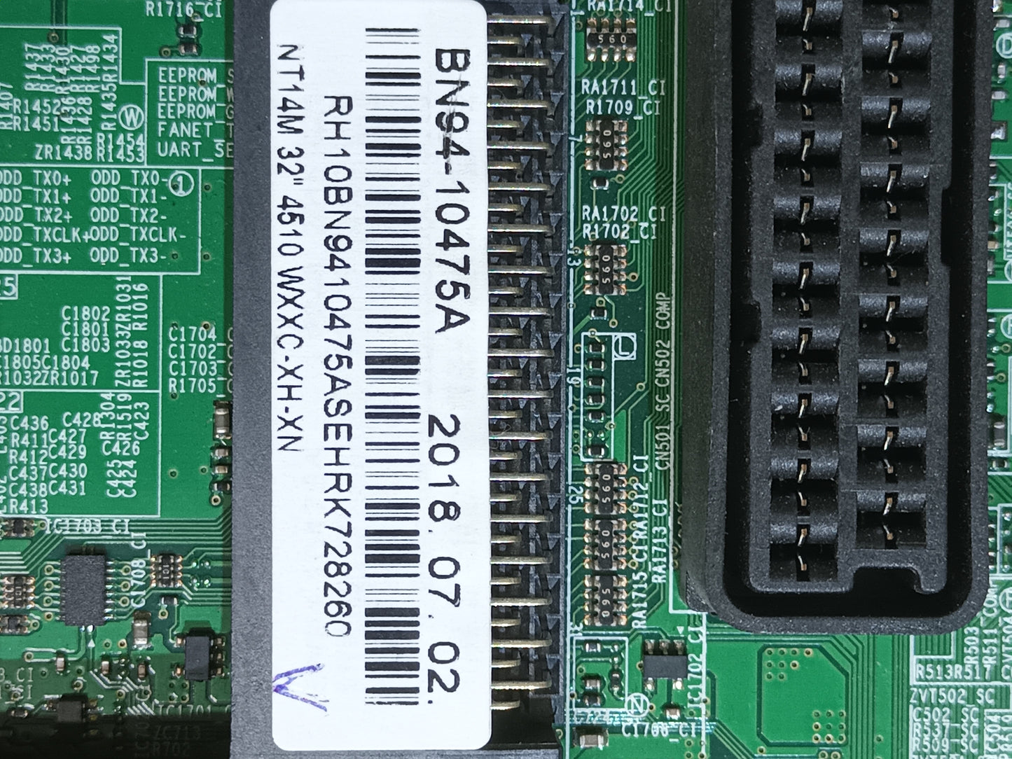 PLACA MAIN, BN41-02306, BN94-10475A, de tv Samsung UE32J4005AW