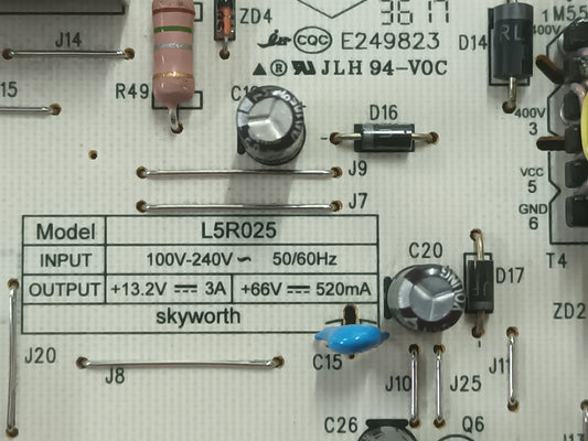 L5R025, de TV LG49UJ620V