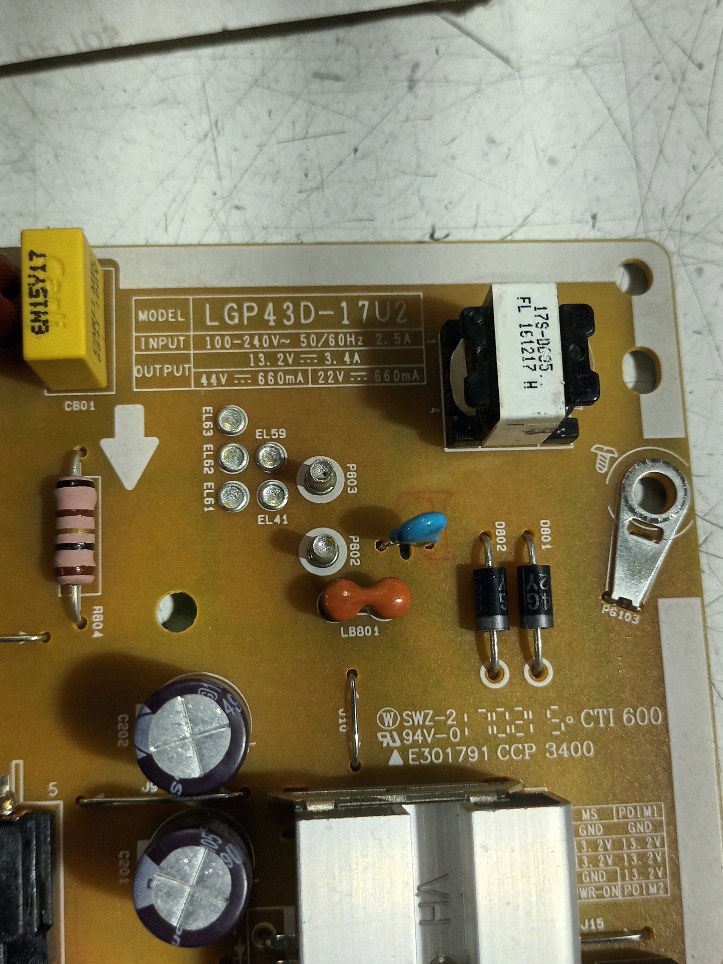 EAX67267601(1.6), de tv LG43UJ651V,