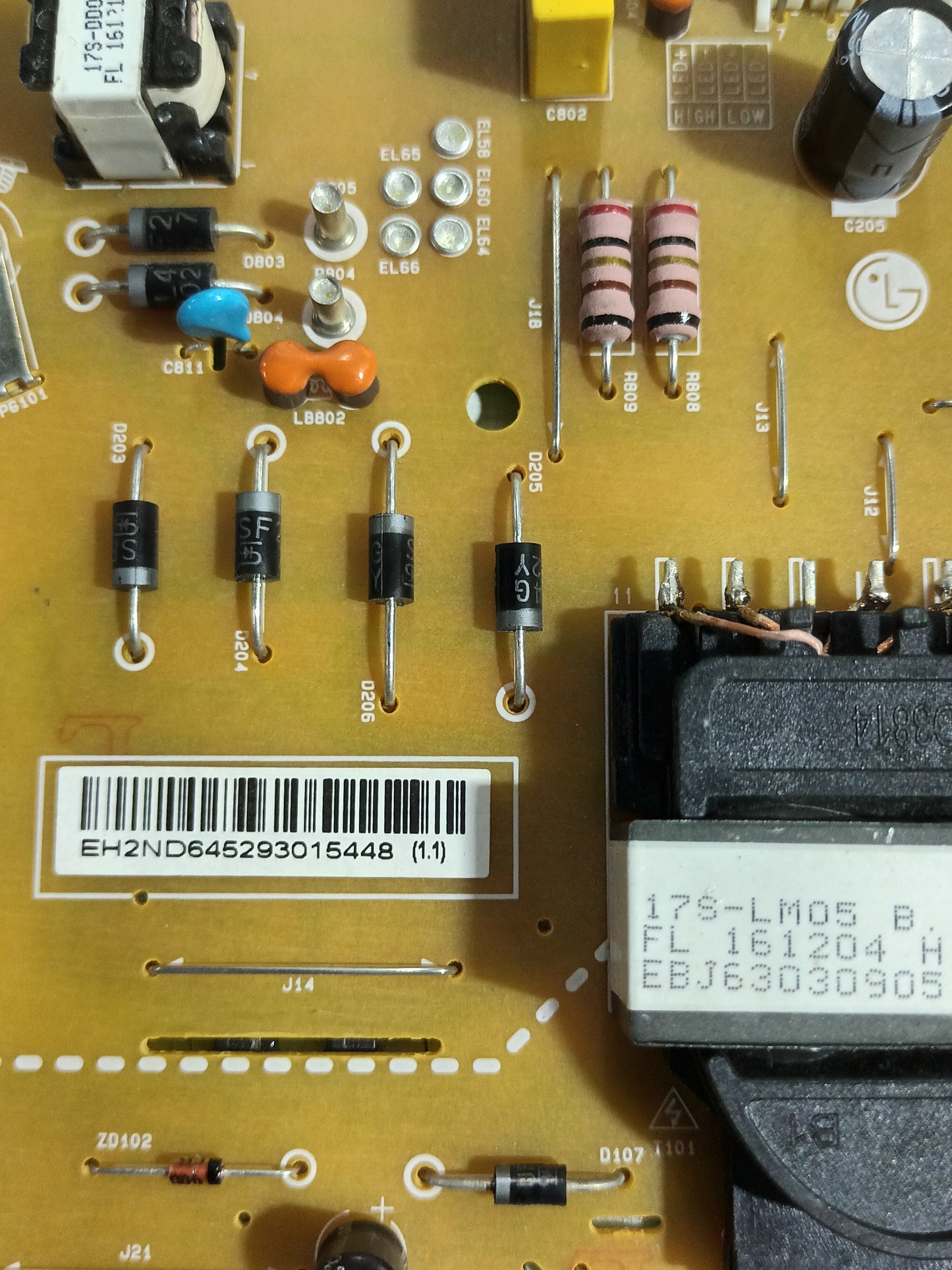 EAX67267601(1.6), de tv LG43UJ651V,