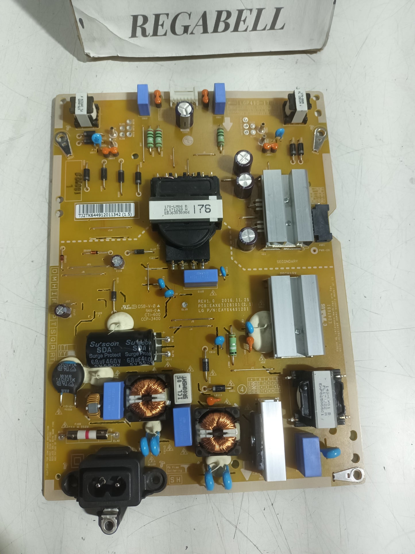 EAX67128101(2.1), de tv LG49UJ670V,