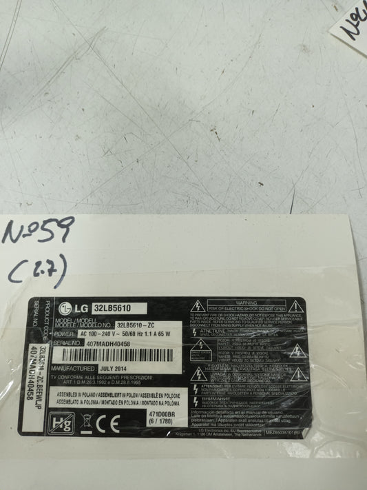 EAX65391401(2.3) de tv LG32LB5610,
