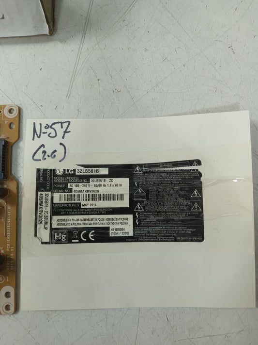 EAX65391401(2.6) de tv LG32LB561B,