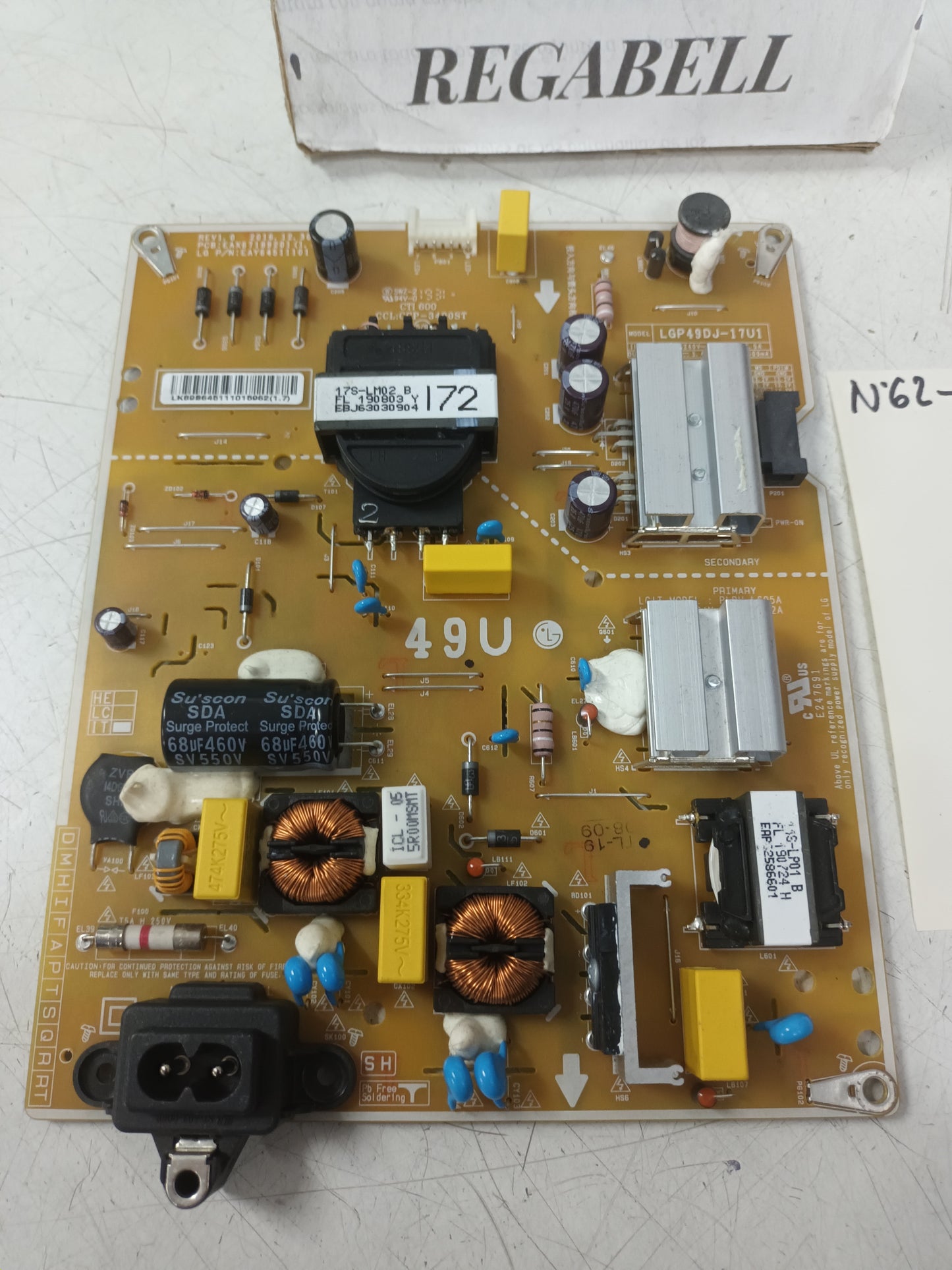 EAX67189201(1.6), de tv LG49UM7000PLA,