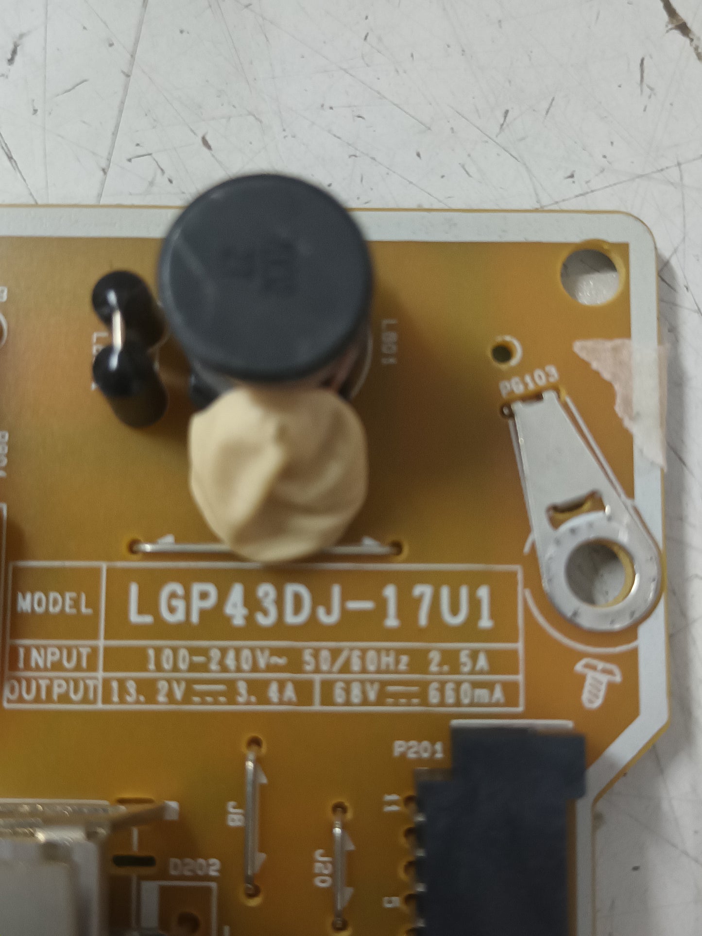 EAX6729001(1.6) de tv LG43UN71006LB,