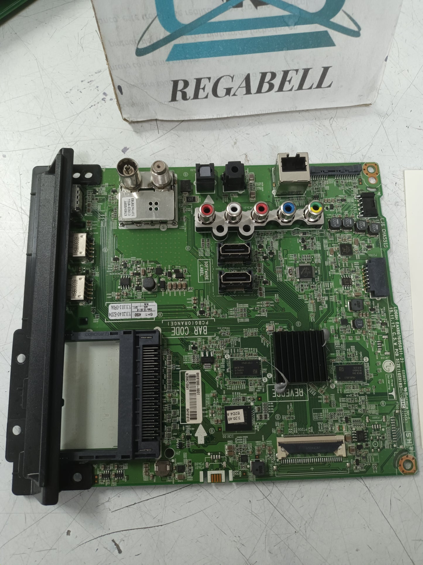 PLACA MAIN EAX66769503(1.2), EBT64181610, de tv LG43LH604V