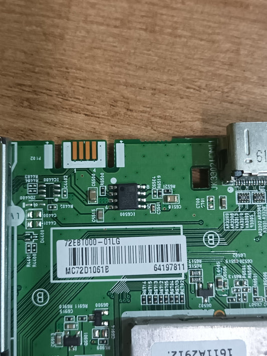 Placa main, EAX66943504 (1.0), de TV LG43UH610V