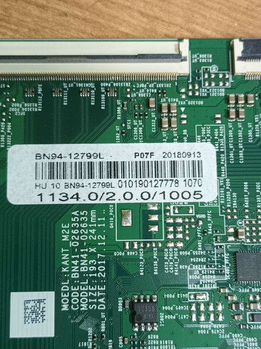 PLACA MAIN, BN41-02635A, BN94-12799, de tv SAMSUNG UE49NU7105K