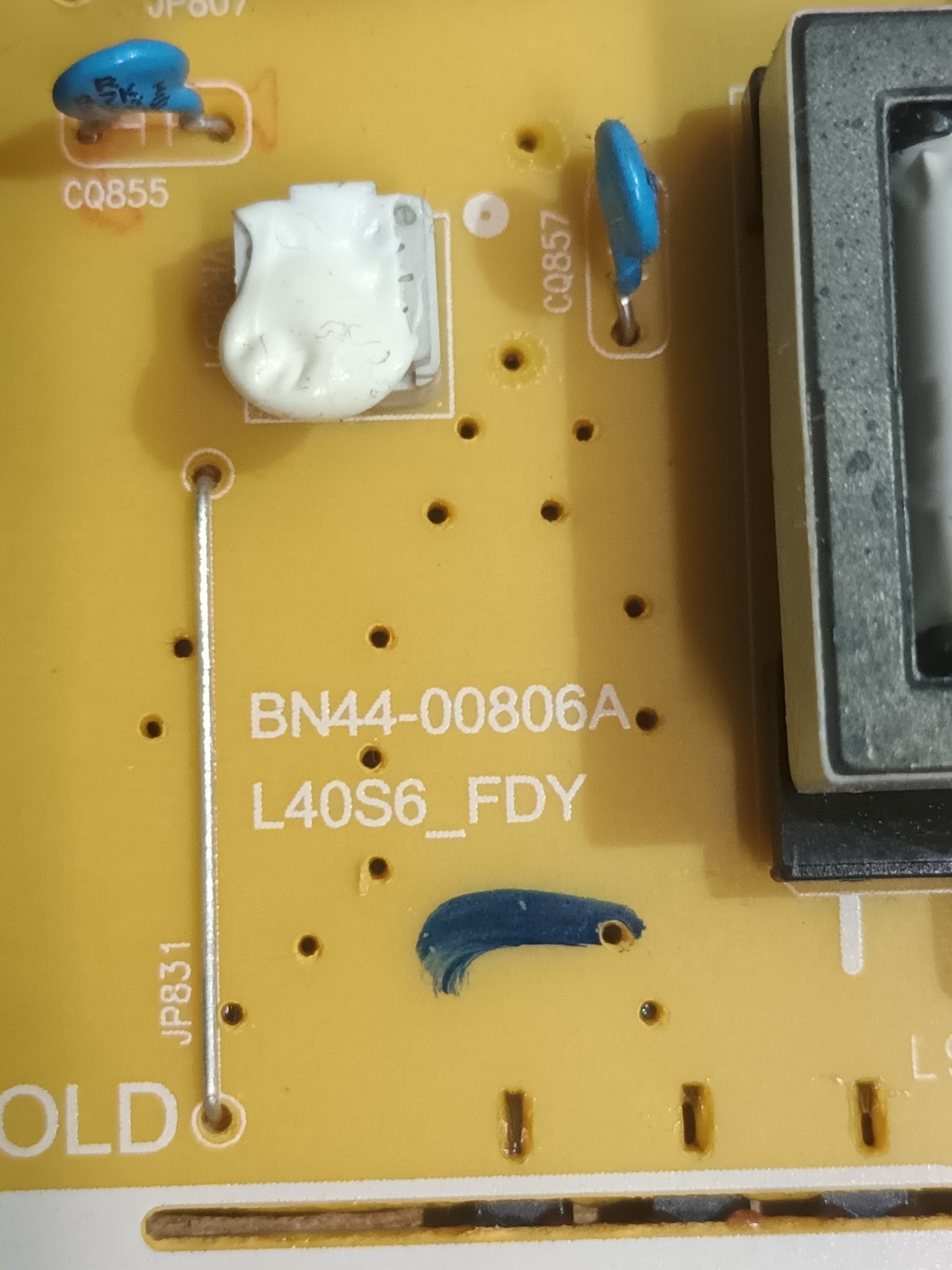 Fuente alimentación BN44-00806A, de tv Samsung UE40MU6102K,
