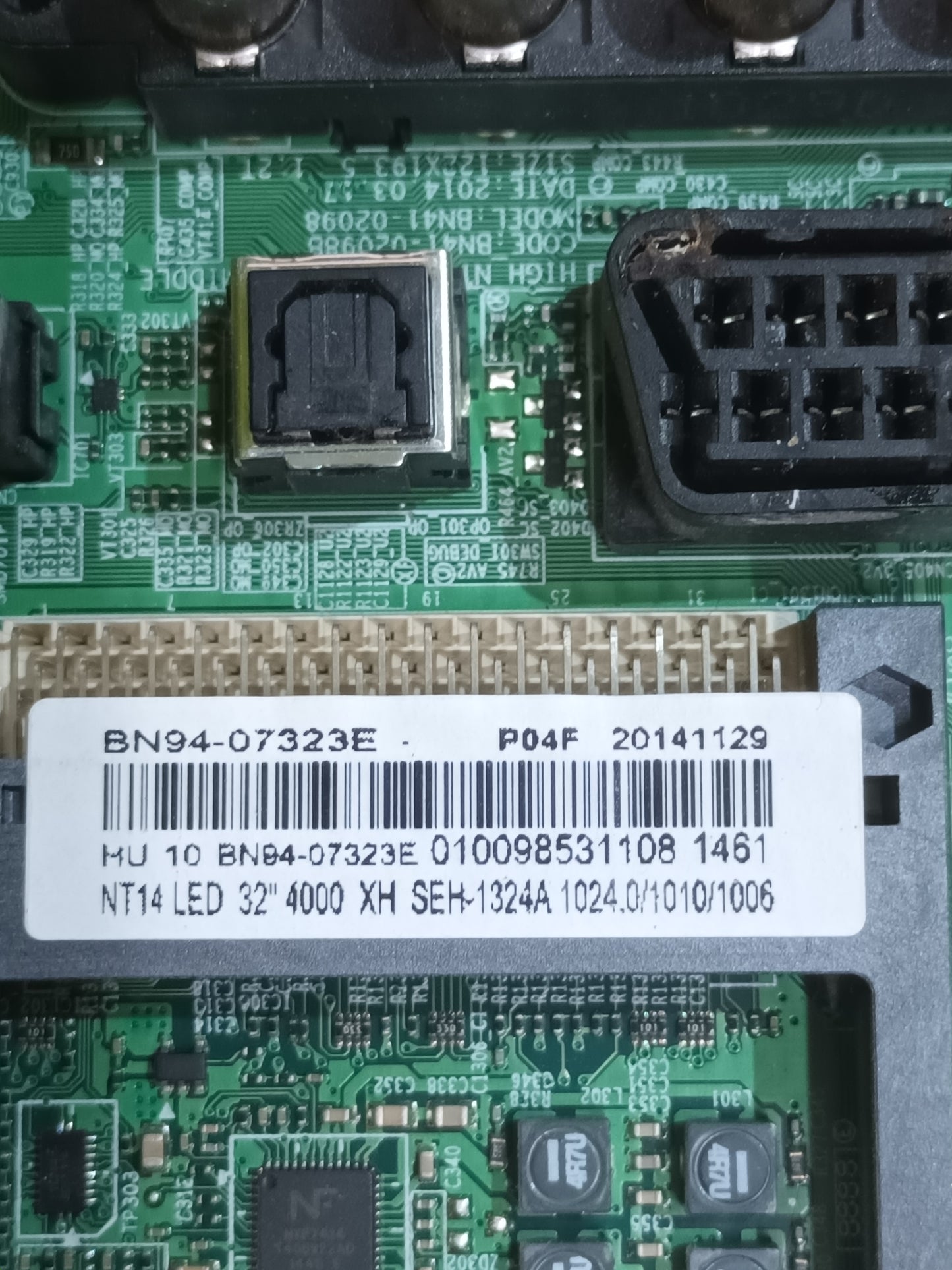 PLACA MAIN, BN41-02098B, BN94-07323E, de TV SAMSUNG UE32H4000AW