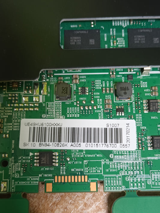 PLACA MAIN BN41-02528A, BN94-10826K, de tv Samsung UE49KU6100K
