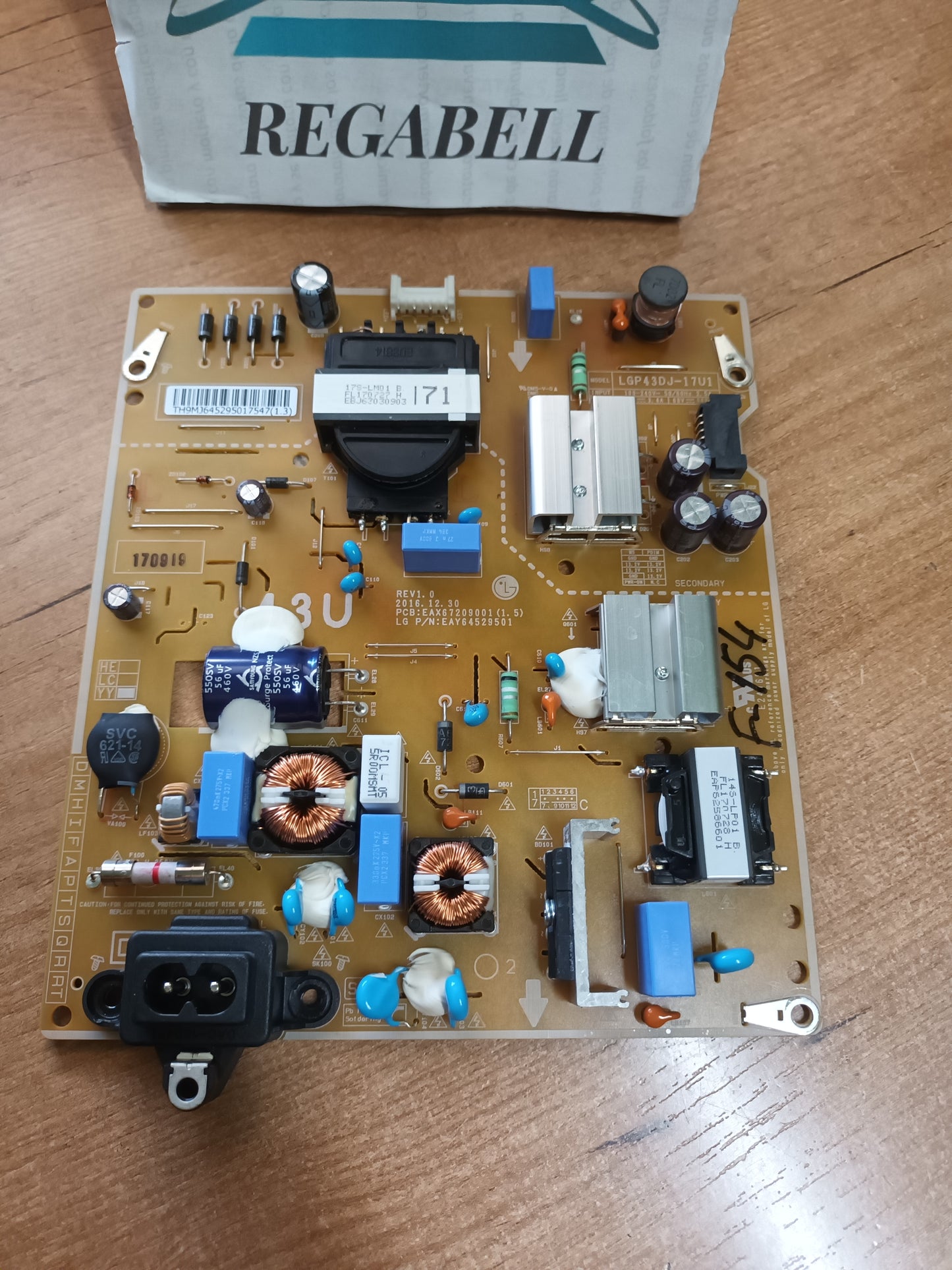 EAX67209001(1.5), de tv LG43UJ635V
