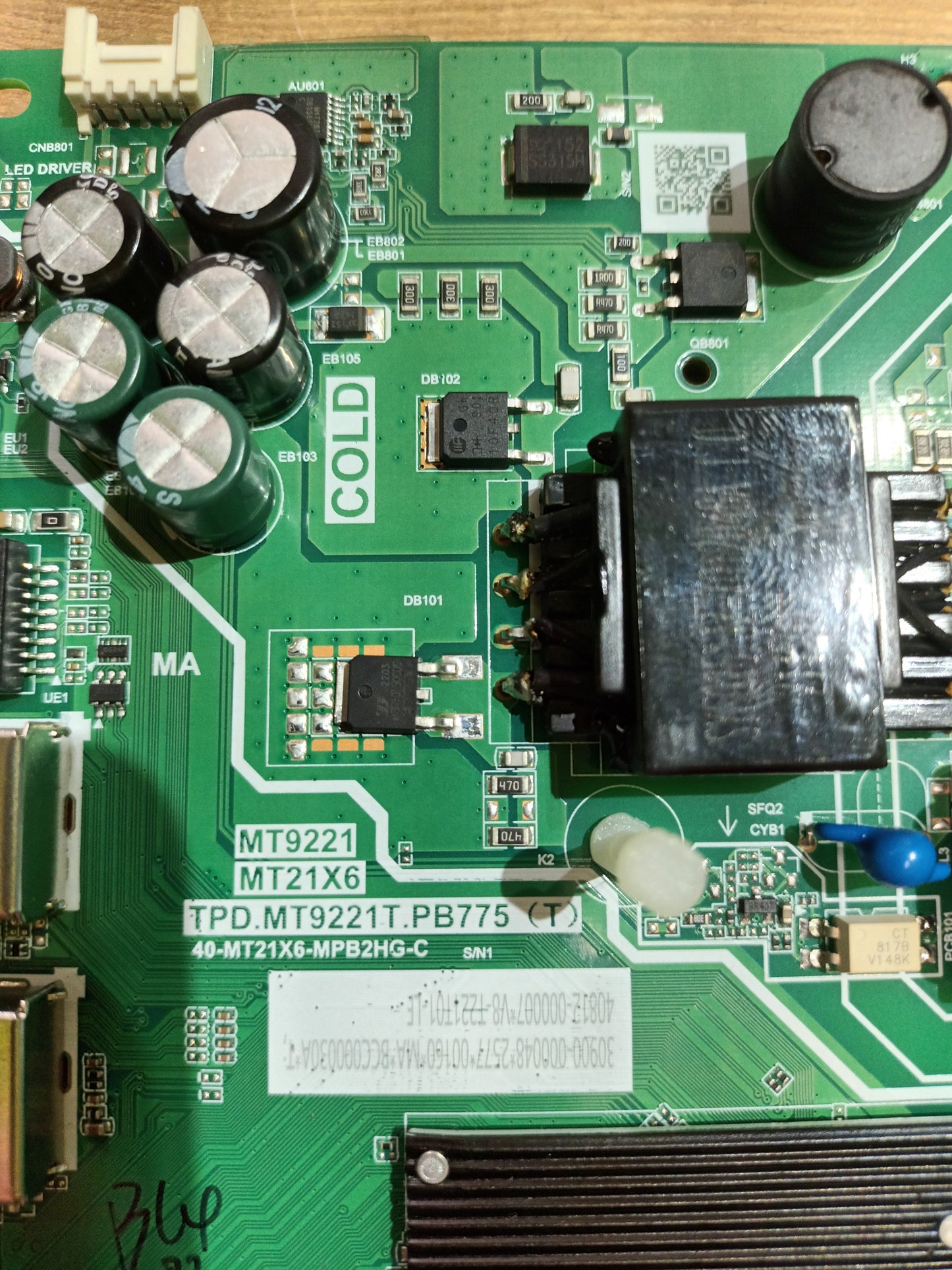 PLACA MAIN,TPD.MT9221T.PB775 T, de tv TCL32S5200,