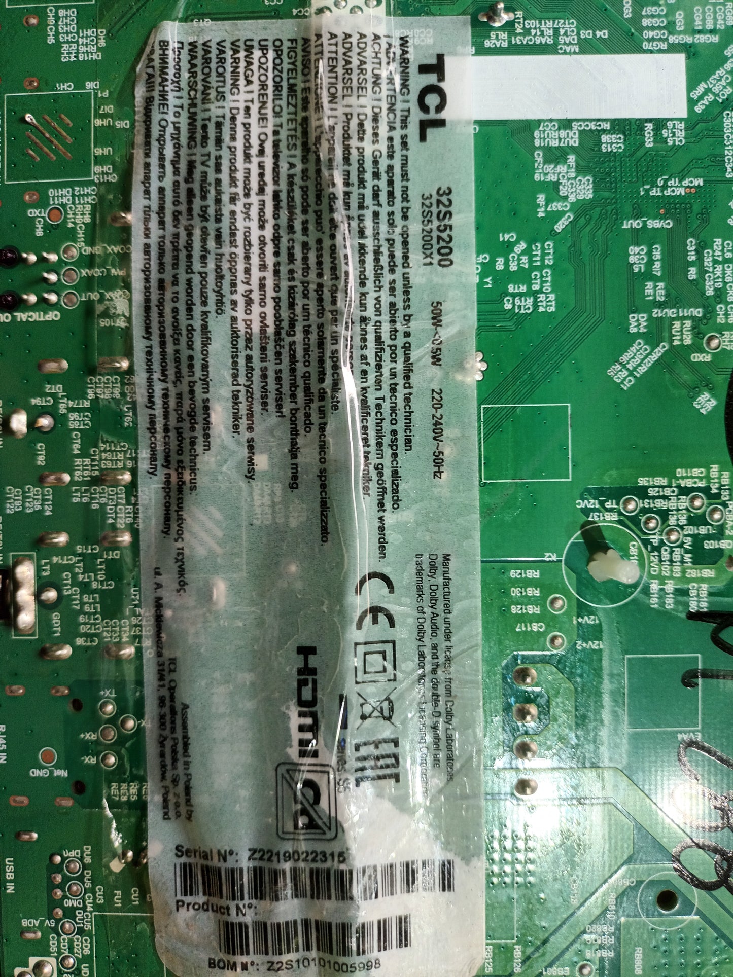 TPD.MT9221T.PB775 T, de TCL32S5200