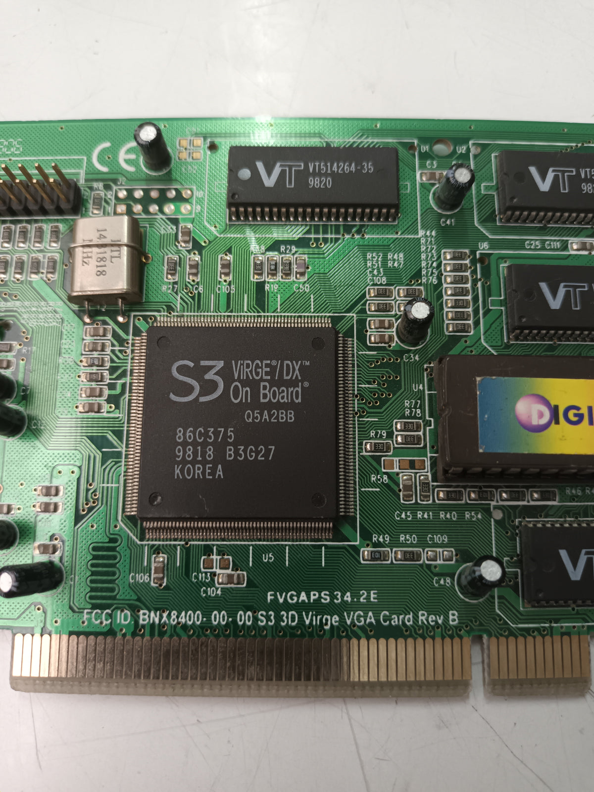 Tarjeta gráfica de video PCI S3 ViRGE/DX