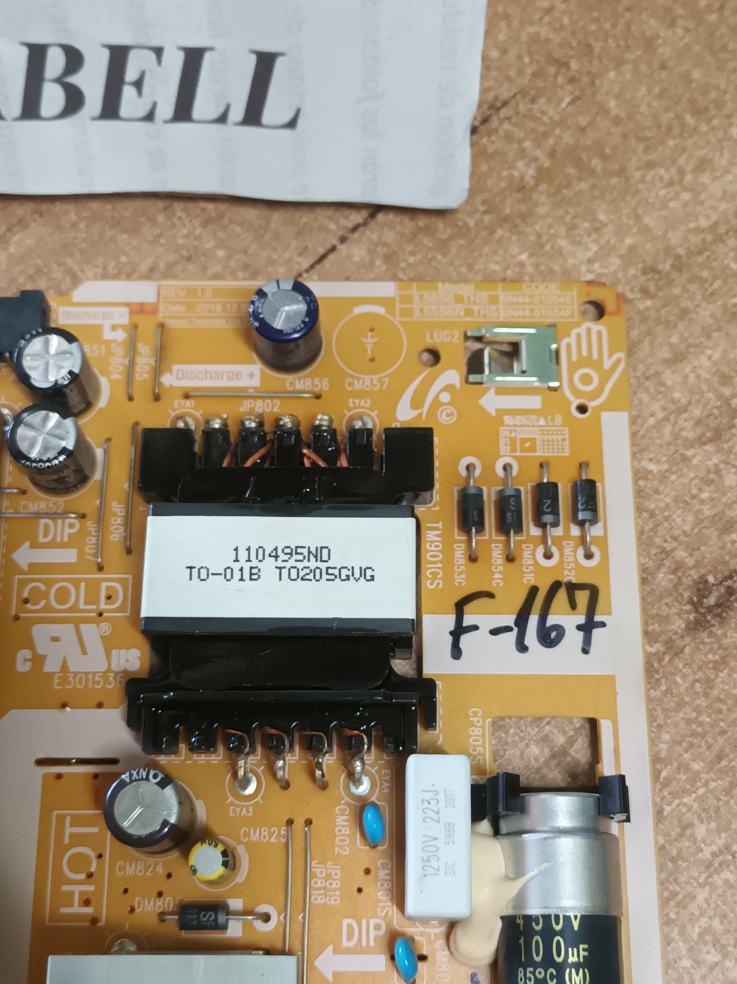 BN44-01054E, de Samsung UE50TU8005K