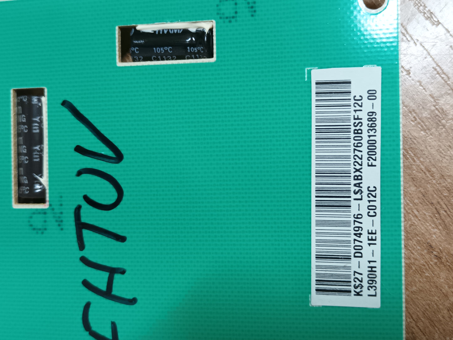 PLACA INVERTER, L390H1-1EE-C012C, de tV OKI L39VA-FHTUV