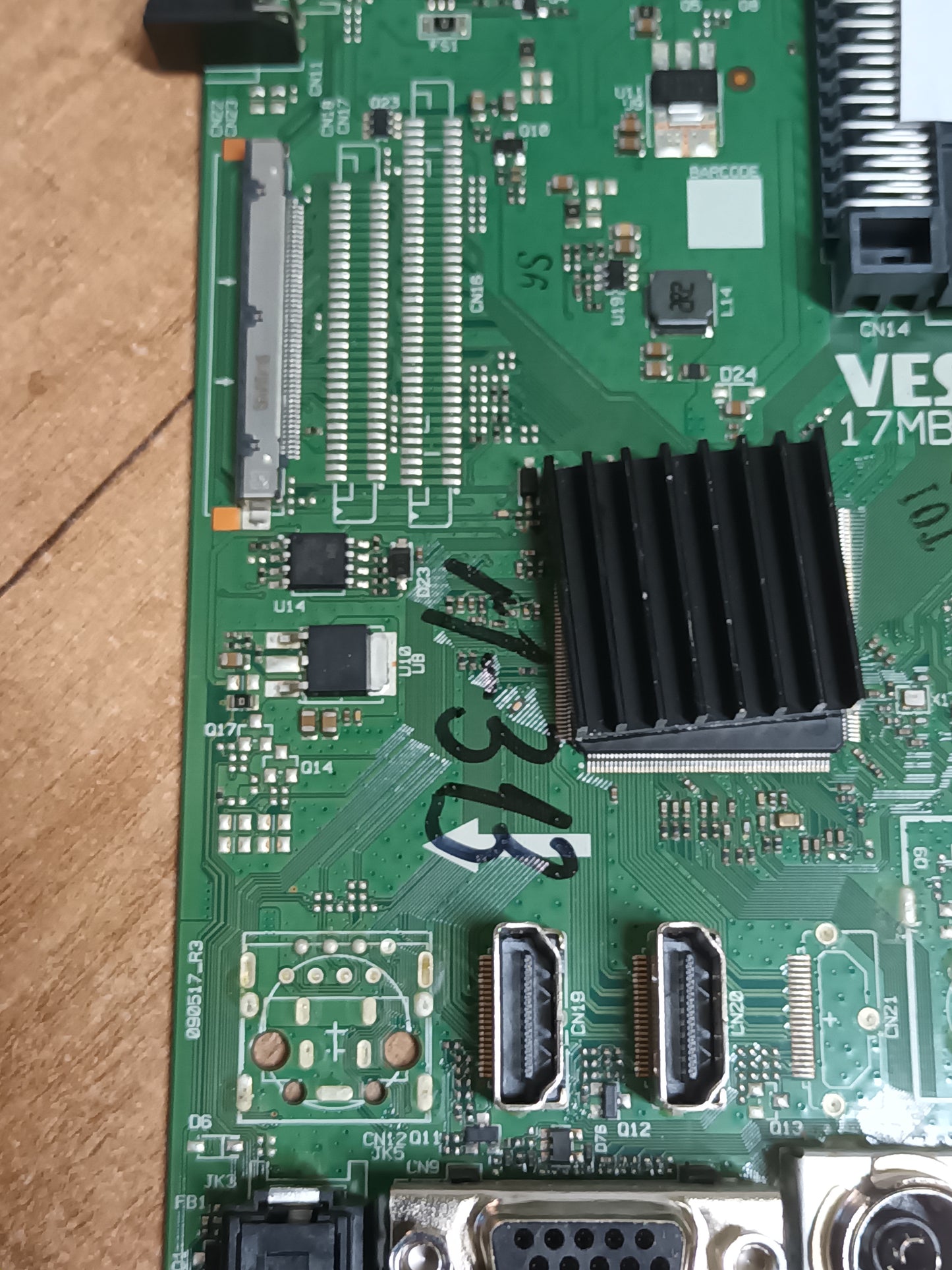 PLACA MAIN, 17MB140, de tv INFINITON INTV5517