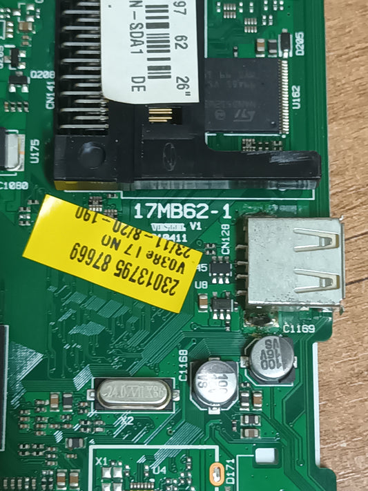 PLACA MAIN, 17MB62-1, de tv OK OLE261-B D4