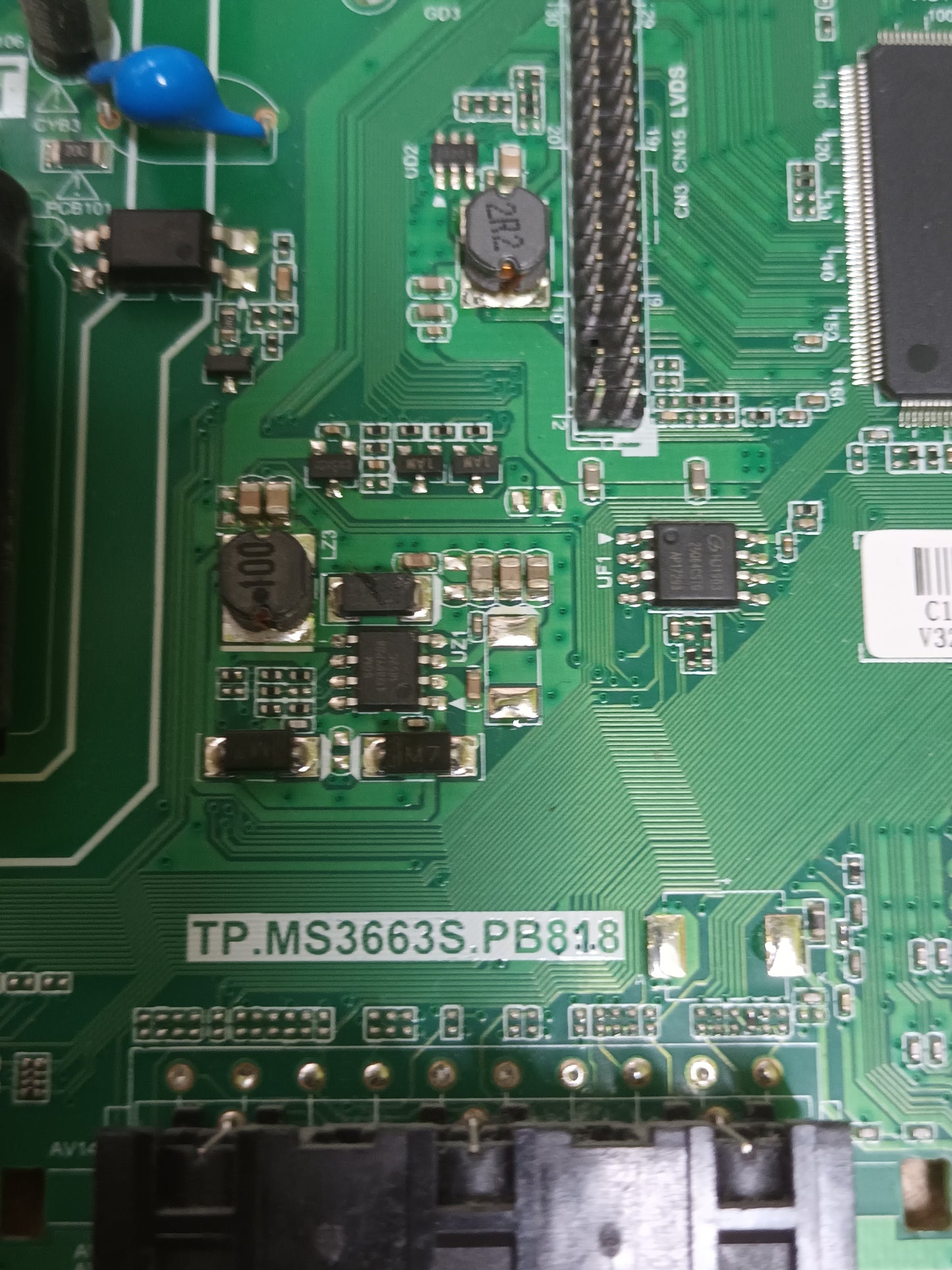 PLACA MAIN, TP.MS3663S.PB818, de tv INFINITON INTV-32L301