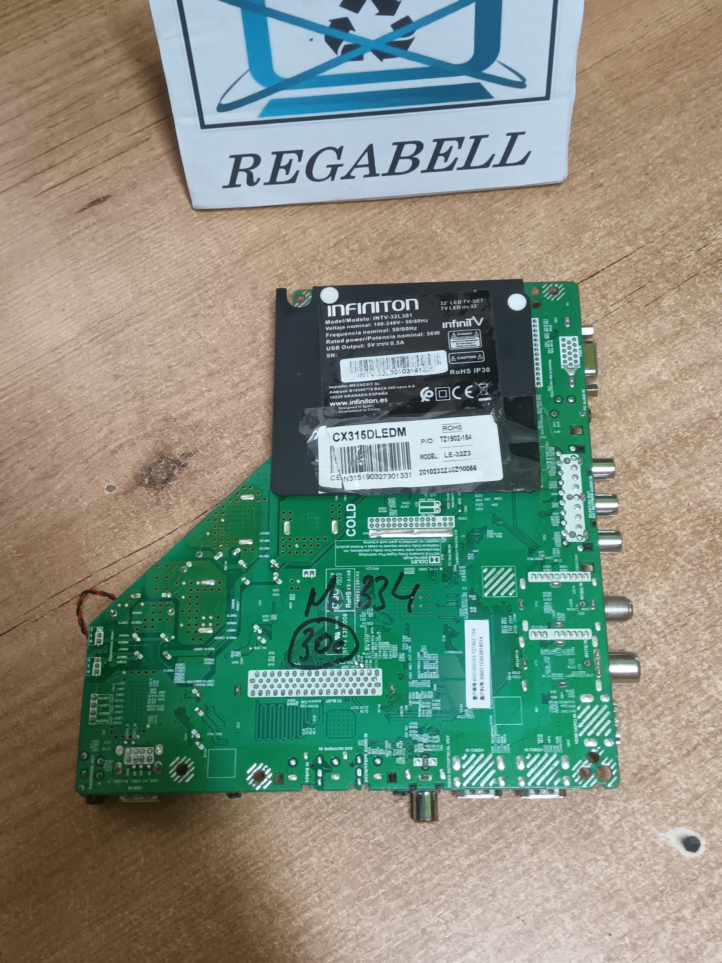 PLACA MAIN, TP.MS3663S.PB818, de tv INFINITON INTV-32L301