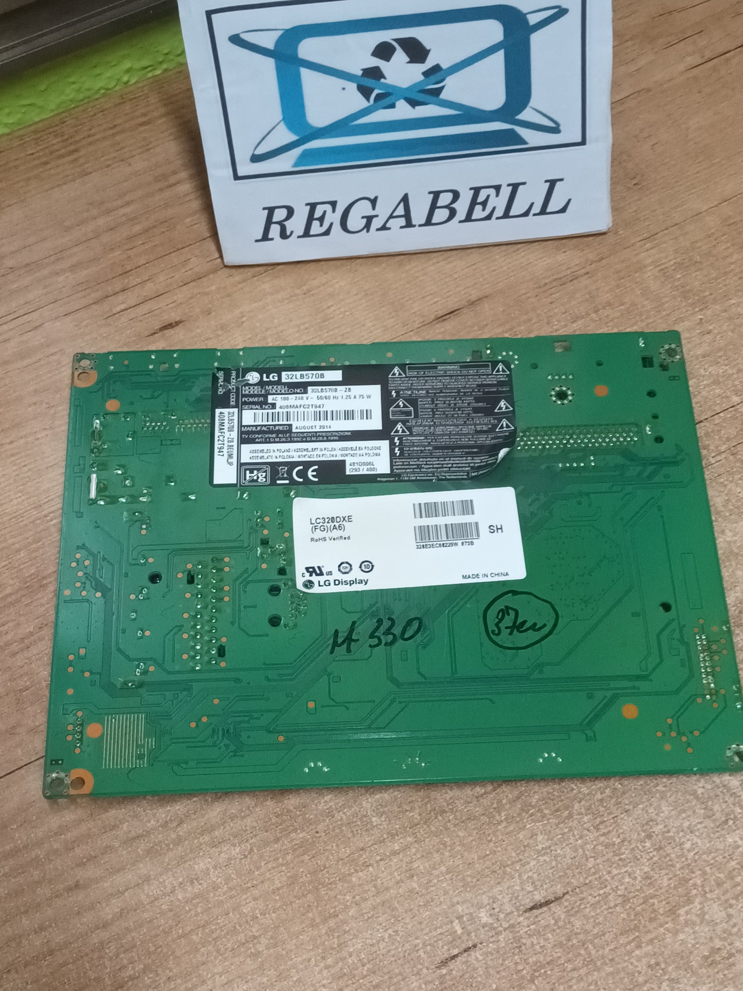 placa main, EAX65610904(1.0), EBT62985407, de tv LG32LB570B