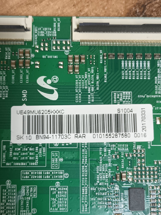 PLACA MAIN, BN41-02568A, BN94-11703C, de tv SAMSUNG UE49MU6205K
