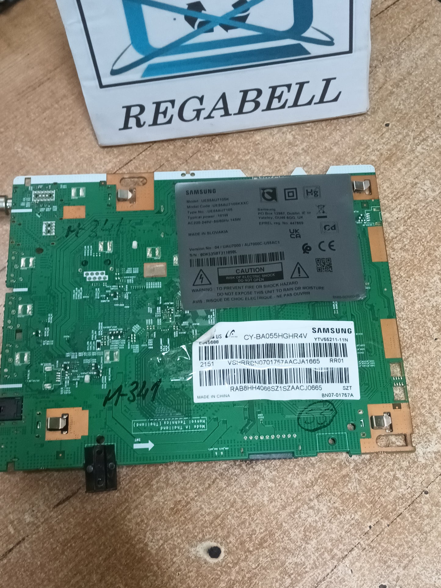 Placa main, BN96-53076K, NUEVA SIN USAR de tv SAMSUNG UE55AU7105K