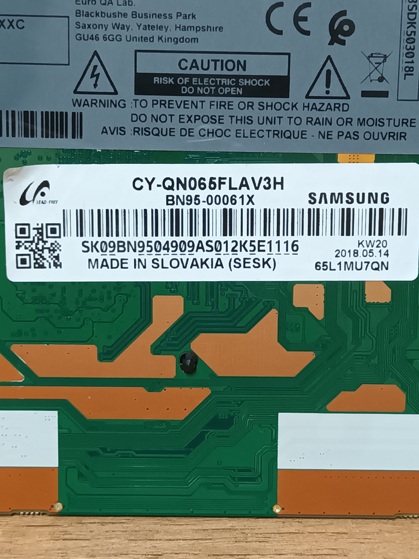 BN44-00940A, de tv SAMSUNG QE65Q8FNAT,