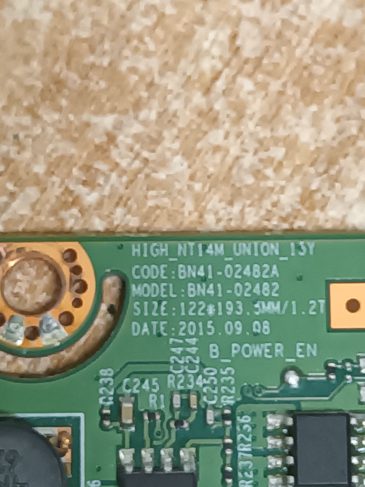 PLACA MAIN, BN41-02306B, BN94-10475A, de TV SAMSUNG UE48J5200AW,
