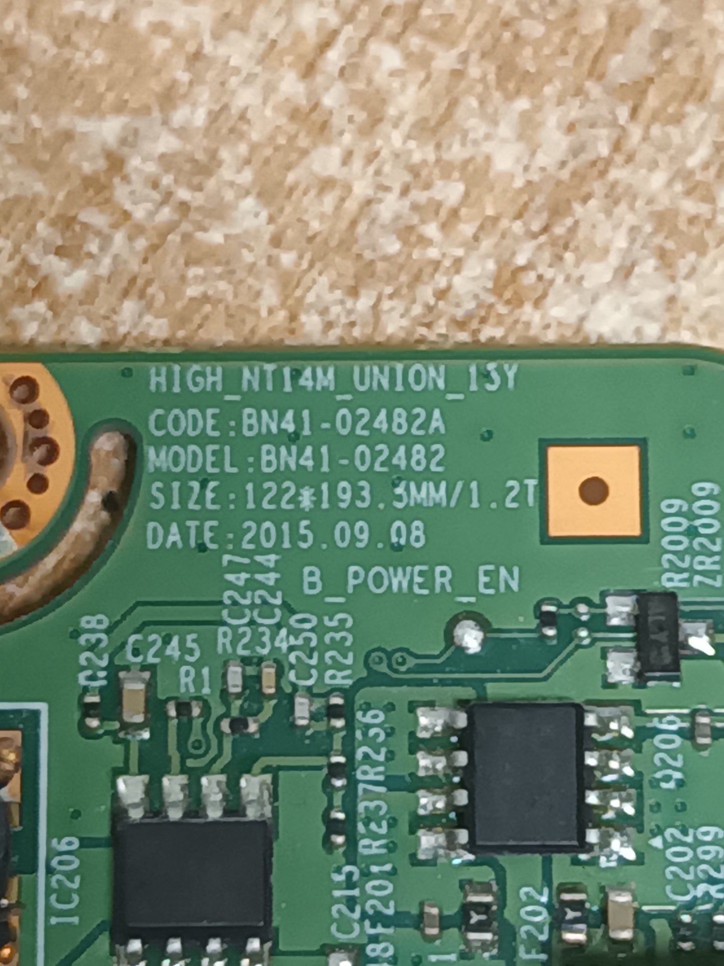 PLACA MAIN, BN41-02306B, BN94-10475A, de TV SAMSUNG UE48J5200AW,