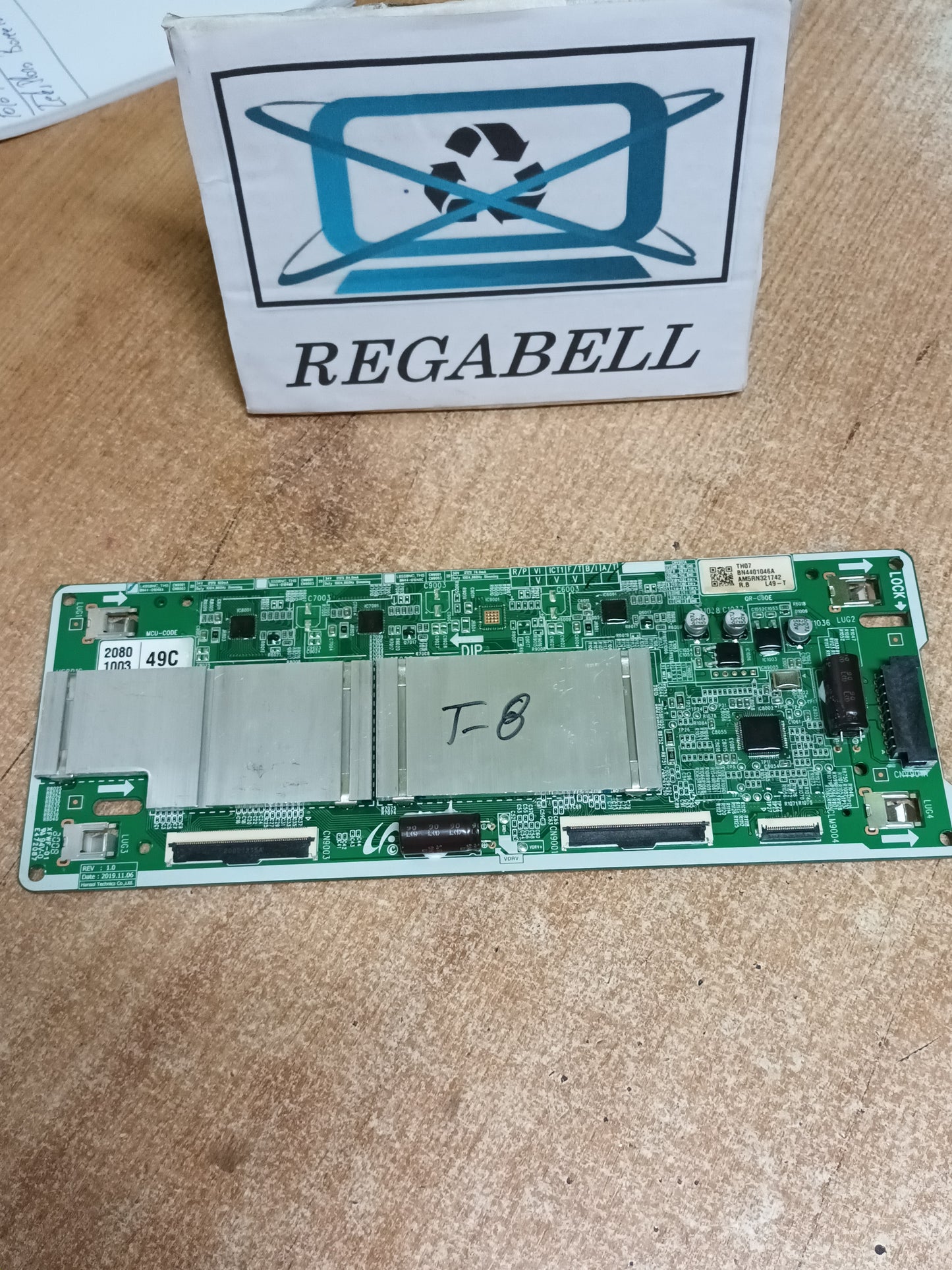 PLACA INVERTER, BN44-01046A, de tv SAMSUNG QE49Q86TAT, (nueva SIN USAR),