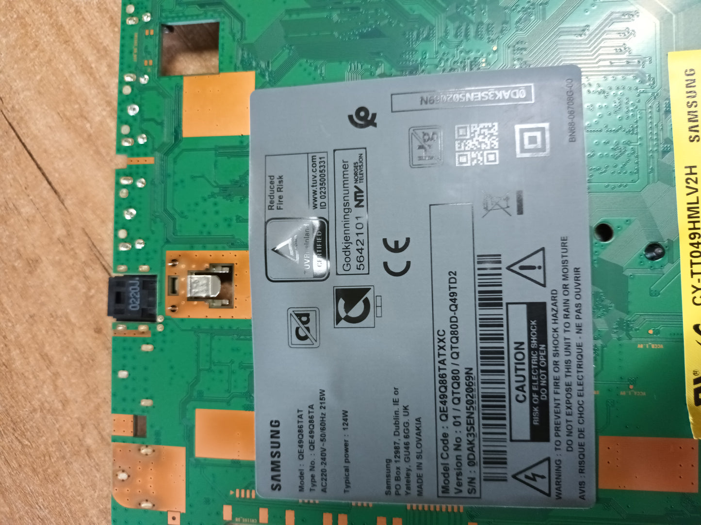PSU, BN44-01051A, NUEVA SIN USAR, de SAMSUNG QE49Q86TAT