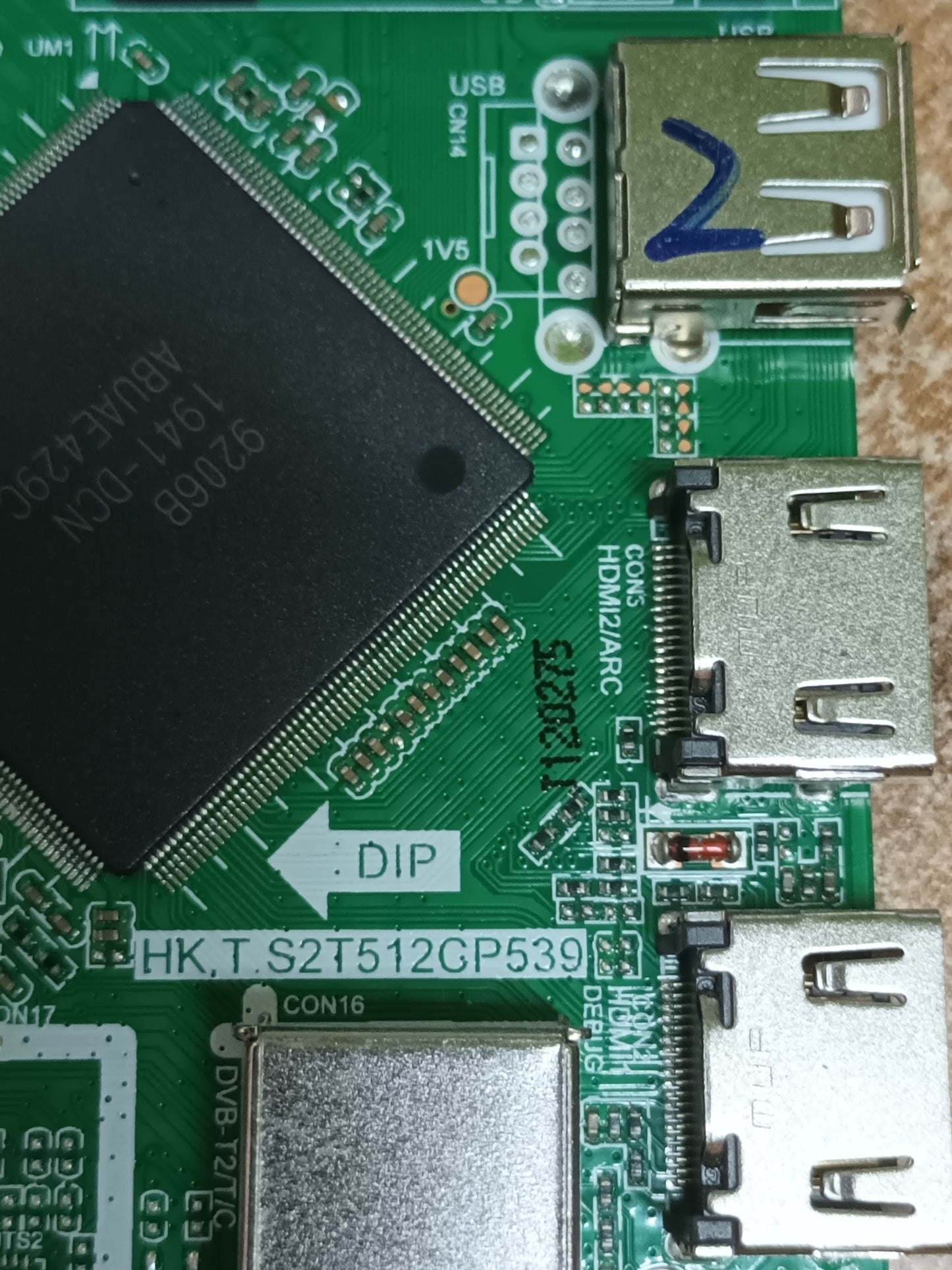 PLACA MAIN, HK.T.S2T512CP539, de TV NEVIR NVR-7702-39RD2-N,