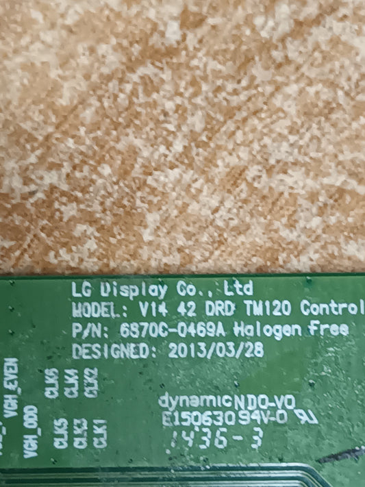 PLACA T-COM, 6870C-0469A, de TV TD SYSTEMS ALTIUS K42DLT1F,