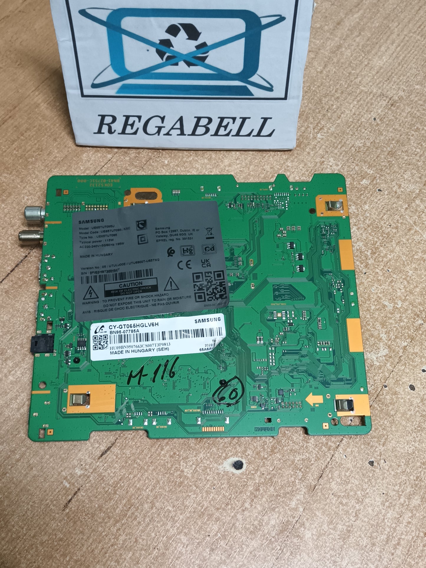PLACA MAIN, BN41-02571C, BN94-16777Y, NUEVA SIN USAR, de TV SAMSUNG UE65TU7095U