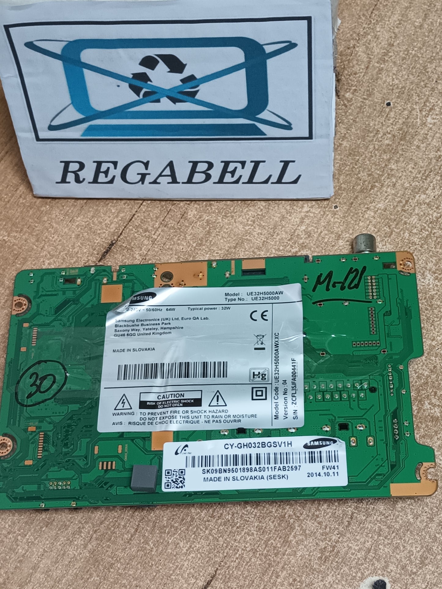 PLACA MAIN, BN41-02098B, BN94-07160U, de tv SAMSUNG UE32H5000