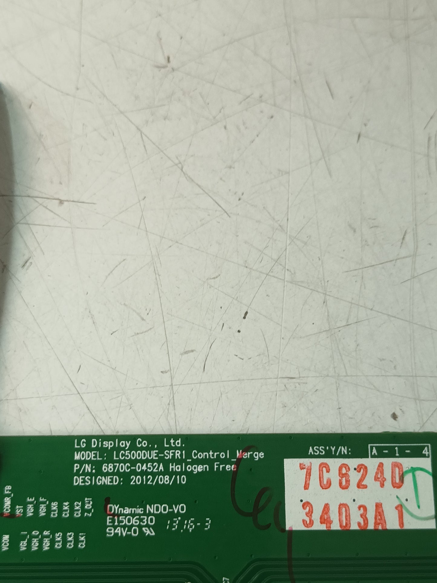 PLACA T-COM, 6870C-0452A, de TV LG42LN570S