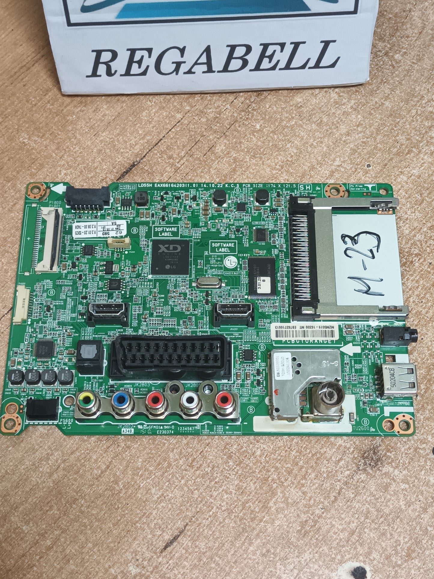 PLACA MAIN EAX66164203(1.0), EBT63716613, de tv LG32LF5610,