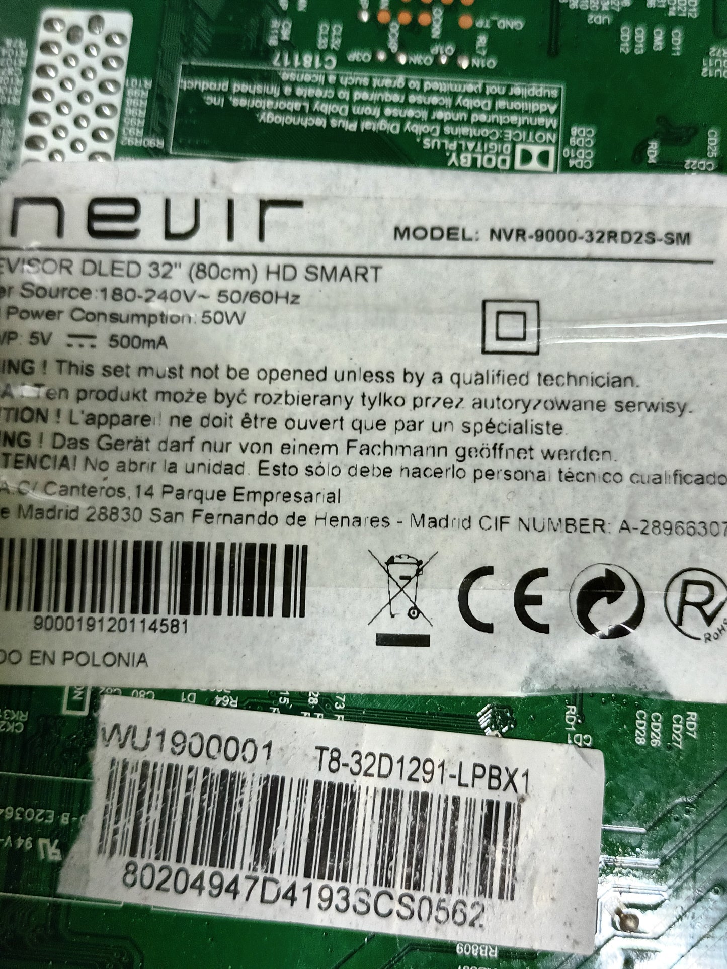 soporte de NEVIR NVR-9000-32RD2S-SM