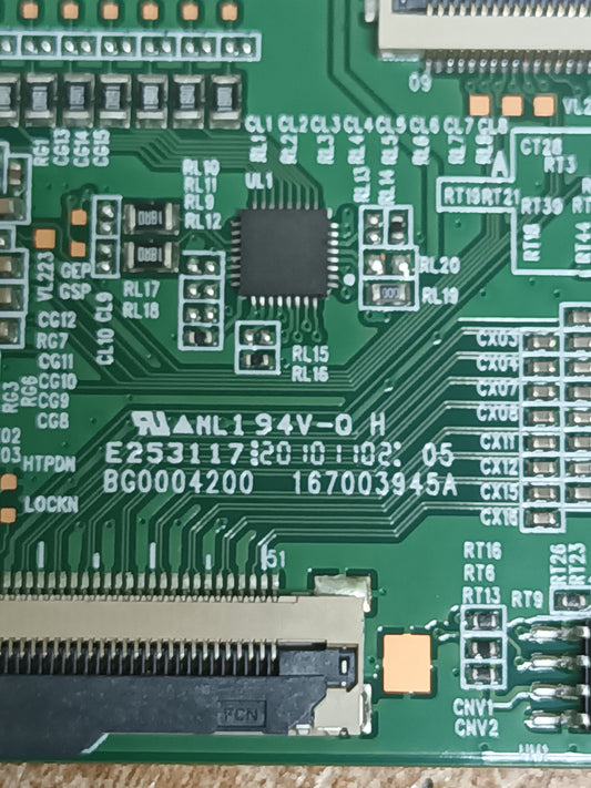 PLACA T-COM, E253117 , de TV OK ODL 65951UC-TAB, (NUEVA SIN USAR),