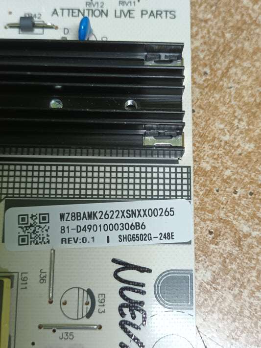 SHG6502F-248E, de tv XIAOMI TV L65M7-QZEU, NUEVA SIN USAR,